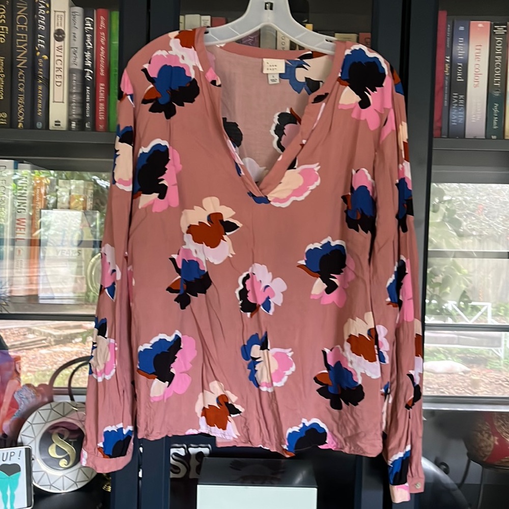 A new day Floral Print Blouse